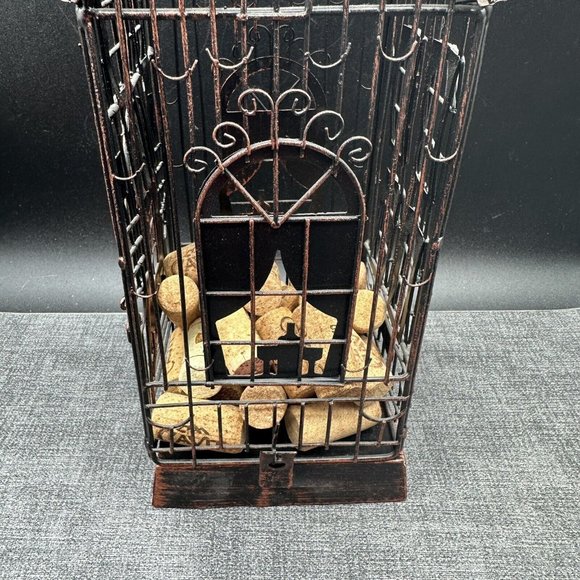 Metal Rustic Wine Bottle Cork Cage Cork Holders for Cork Collectors Home Decor - Picture 4 of 14
